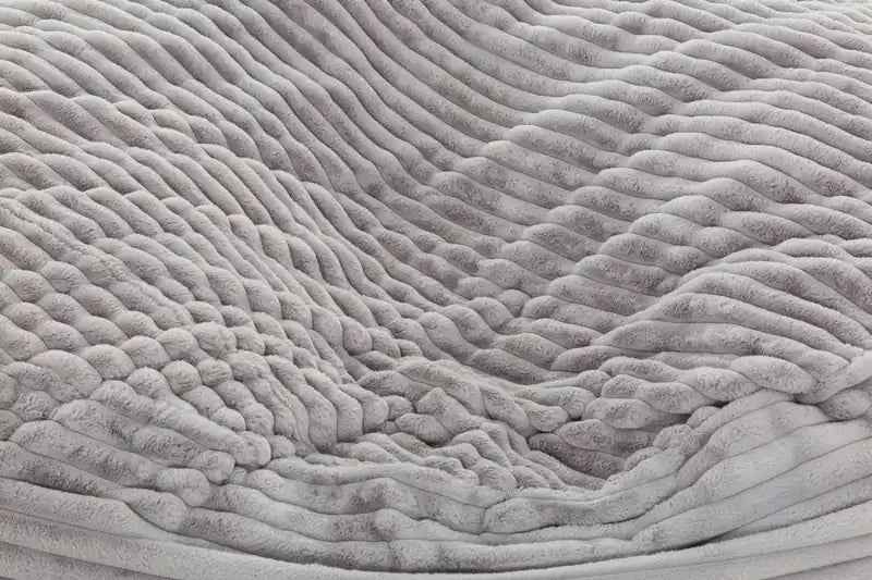 Fauteuil poire en velours côtelé à mousse haute densité