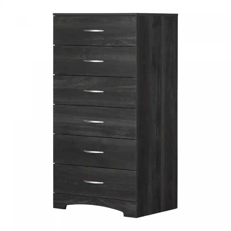 Step One 6-drawer Chest - Gray Oak