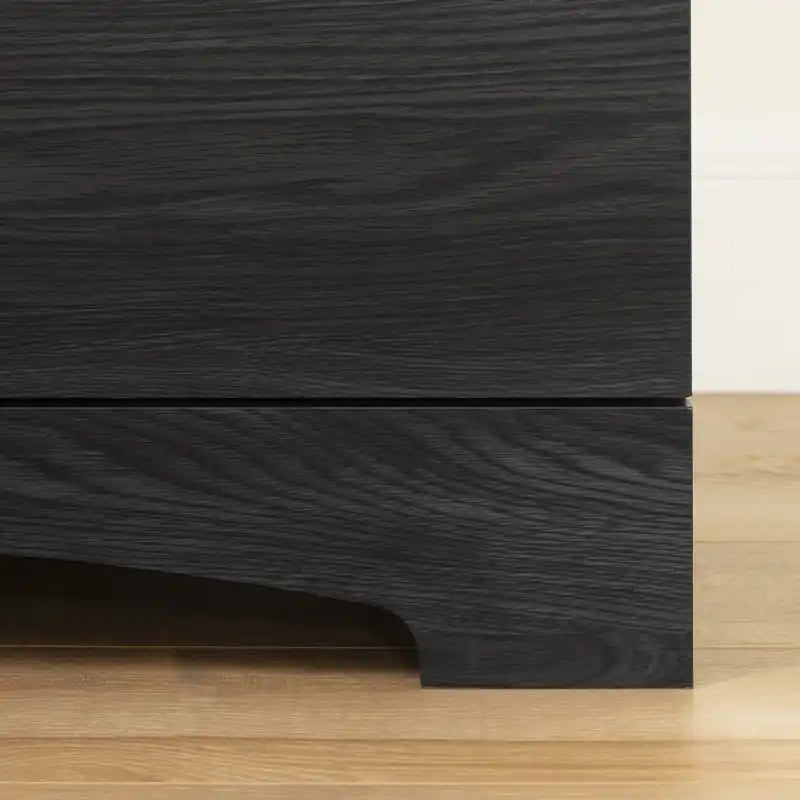 Une commode à 6 tiroirs - Chêne gris