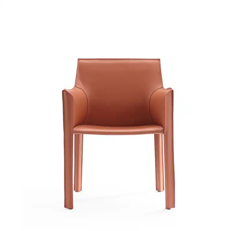Chaise de salle à manger en similicuir - Argile