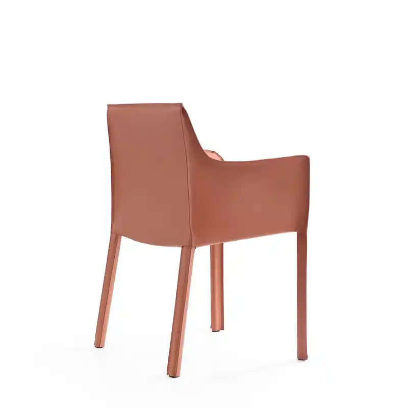 Chaise de salle à manger en similicuir - Argile