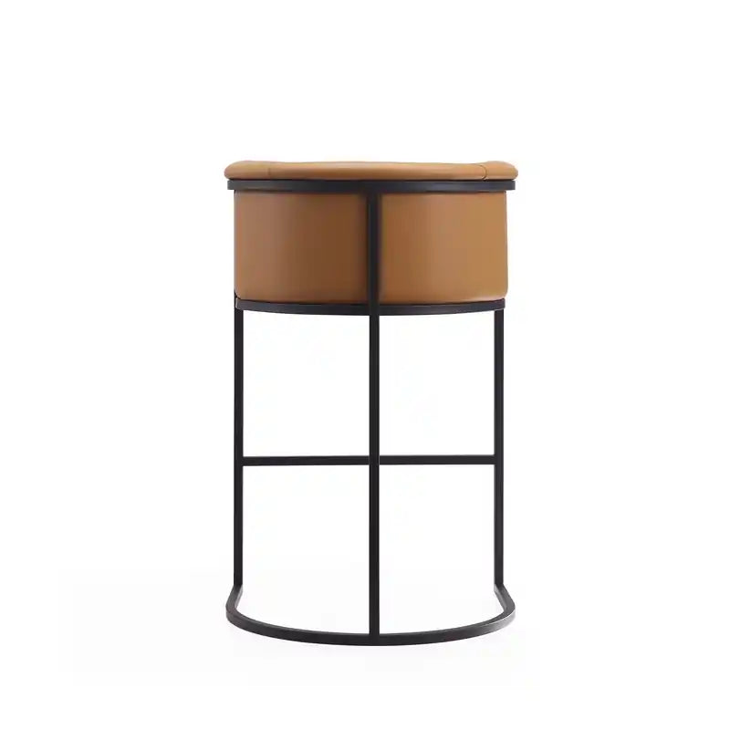 37,8 Tabouret de bar en métal - Camel et noir