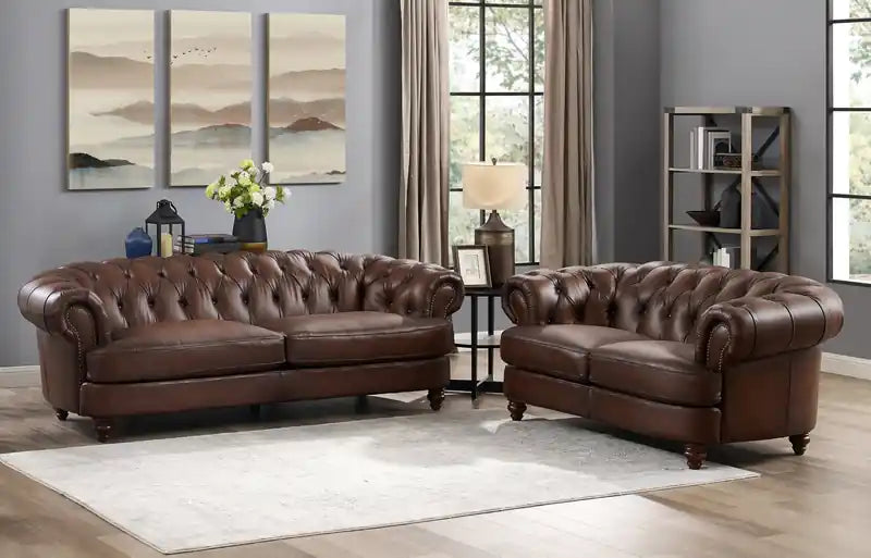 Canapé en cuir