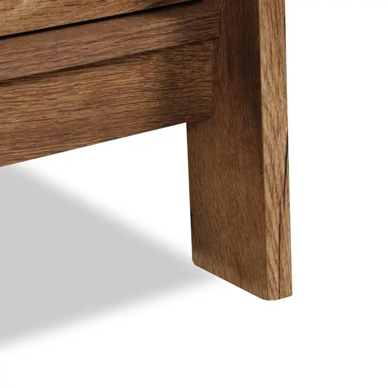 Bureau de direction 4 tiroirs 150 cm - Chêne vintage