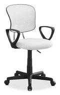 Mika 21 Office Chair  White & Black