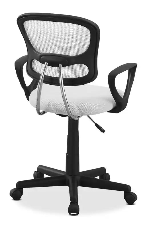 21 Chaise de Bureau Blanc et Noir