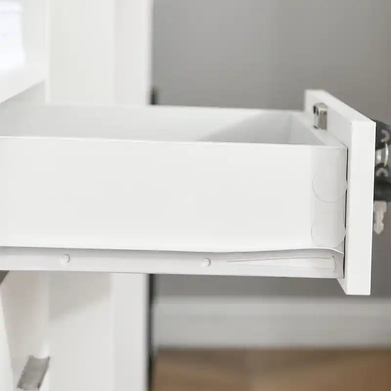 Armoire avec serrure et tringle à vêtements