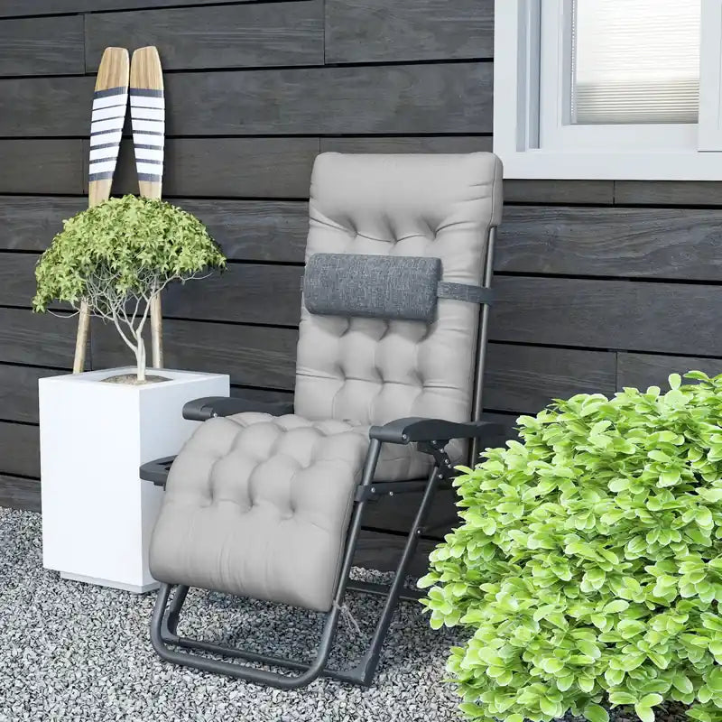 Chaise Zéro Gravité, Fauteuil Inclinable Pliant
