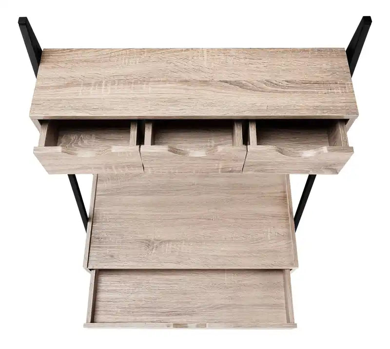 Bureau compact de 80 cm avec 4 tiroirs
