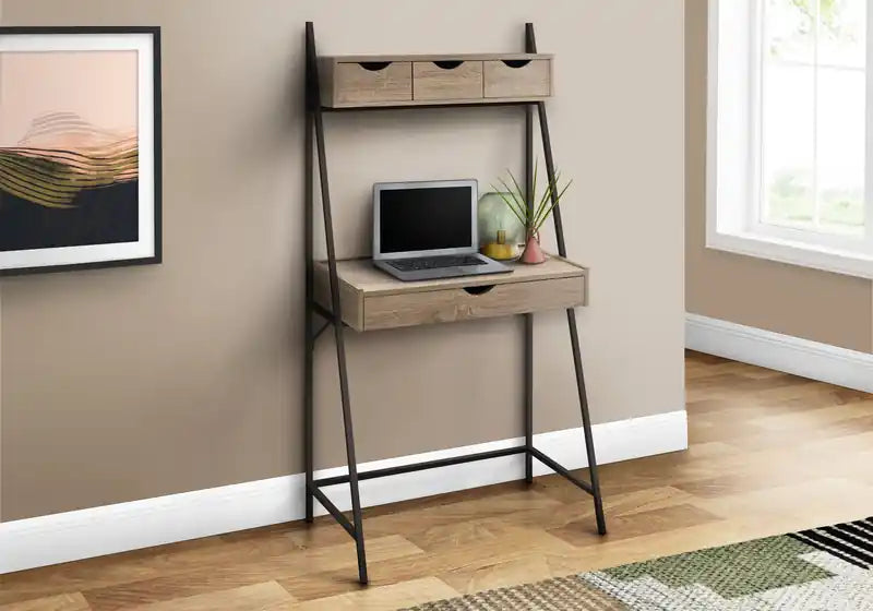 Bureau compact de 80 cm avec 4 tiroirs
