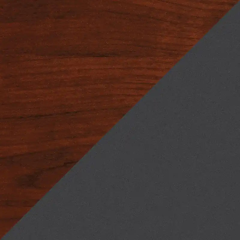 Classeur à 3 tiroirs de qualité commerciale - Cerisier et Gris